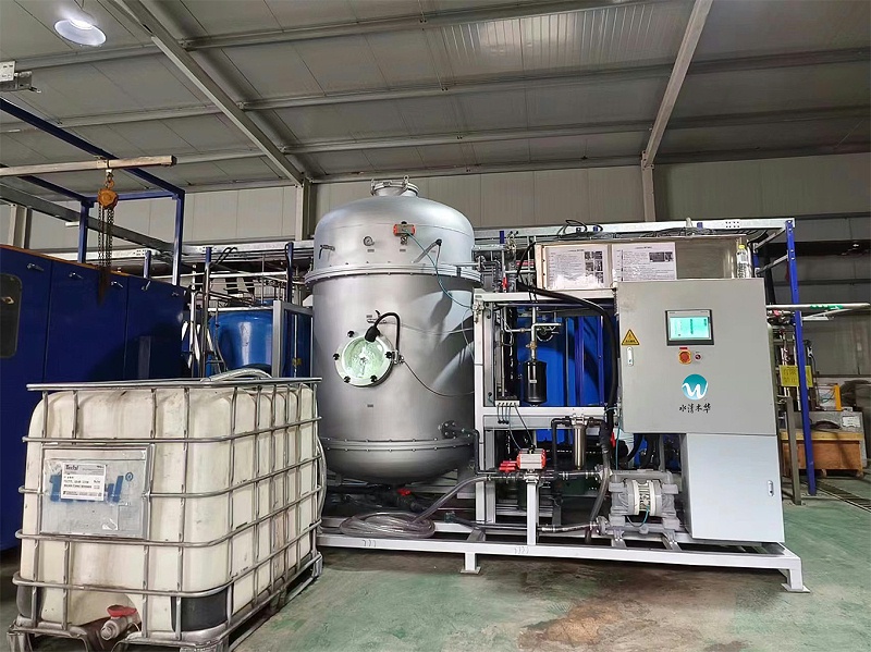 水清木華低溫蒸發器處理切削液廢水項目現場
